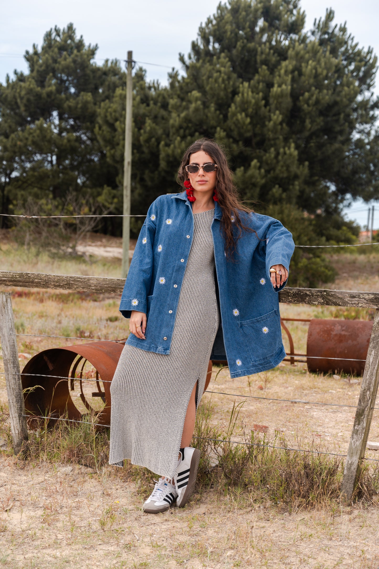 Campera Denim Margaritas
