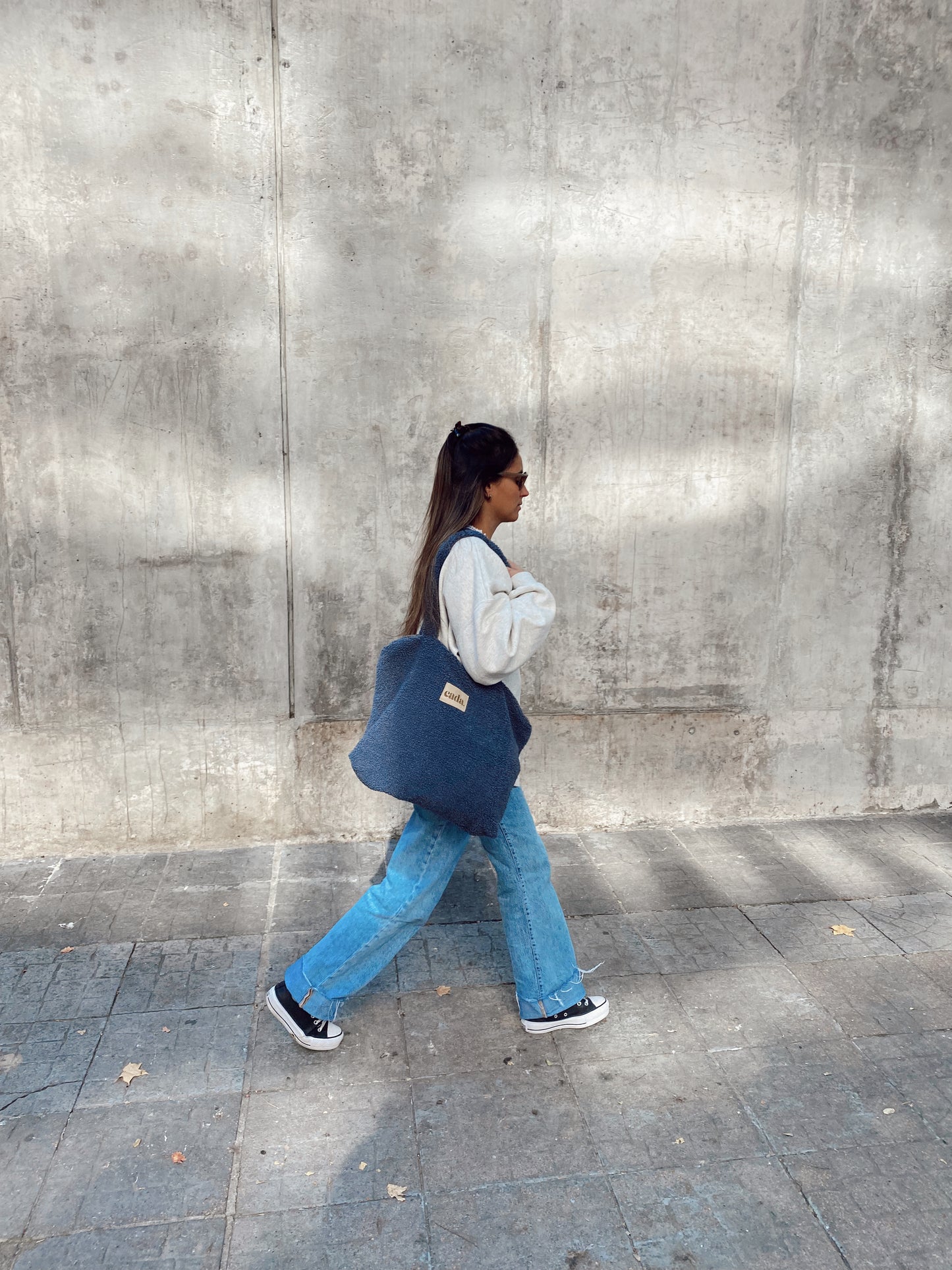 Bolso Corderito Azul