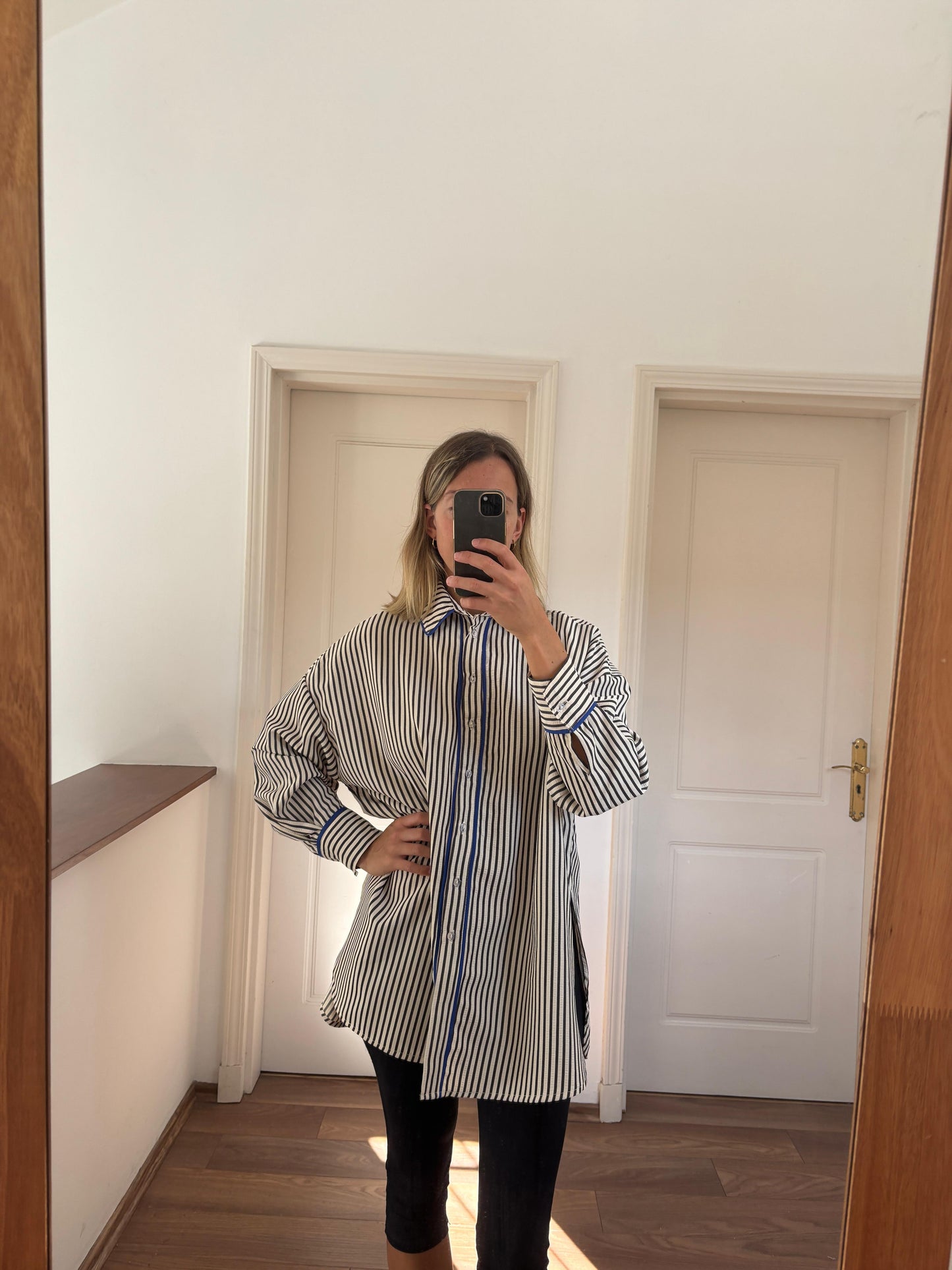 Camisa Rayas - NEGRO