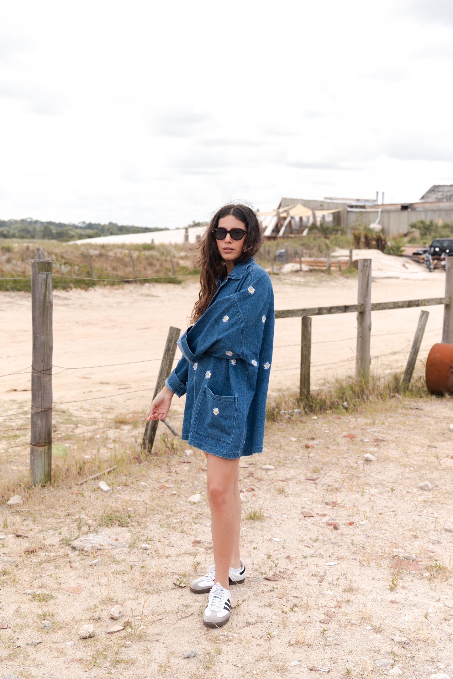 Campera Denim Margaritas