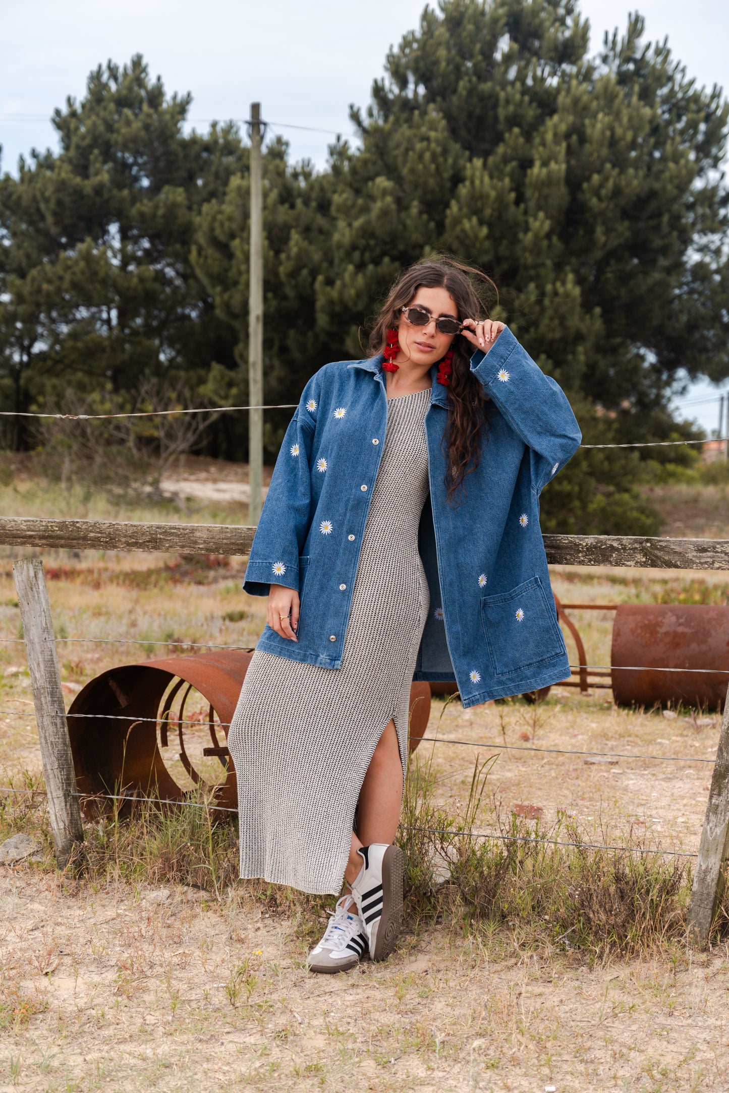 Campera Denim Margaritas