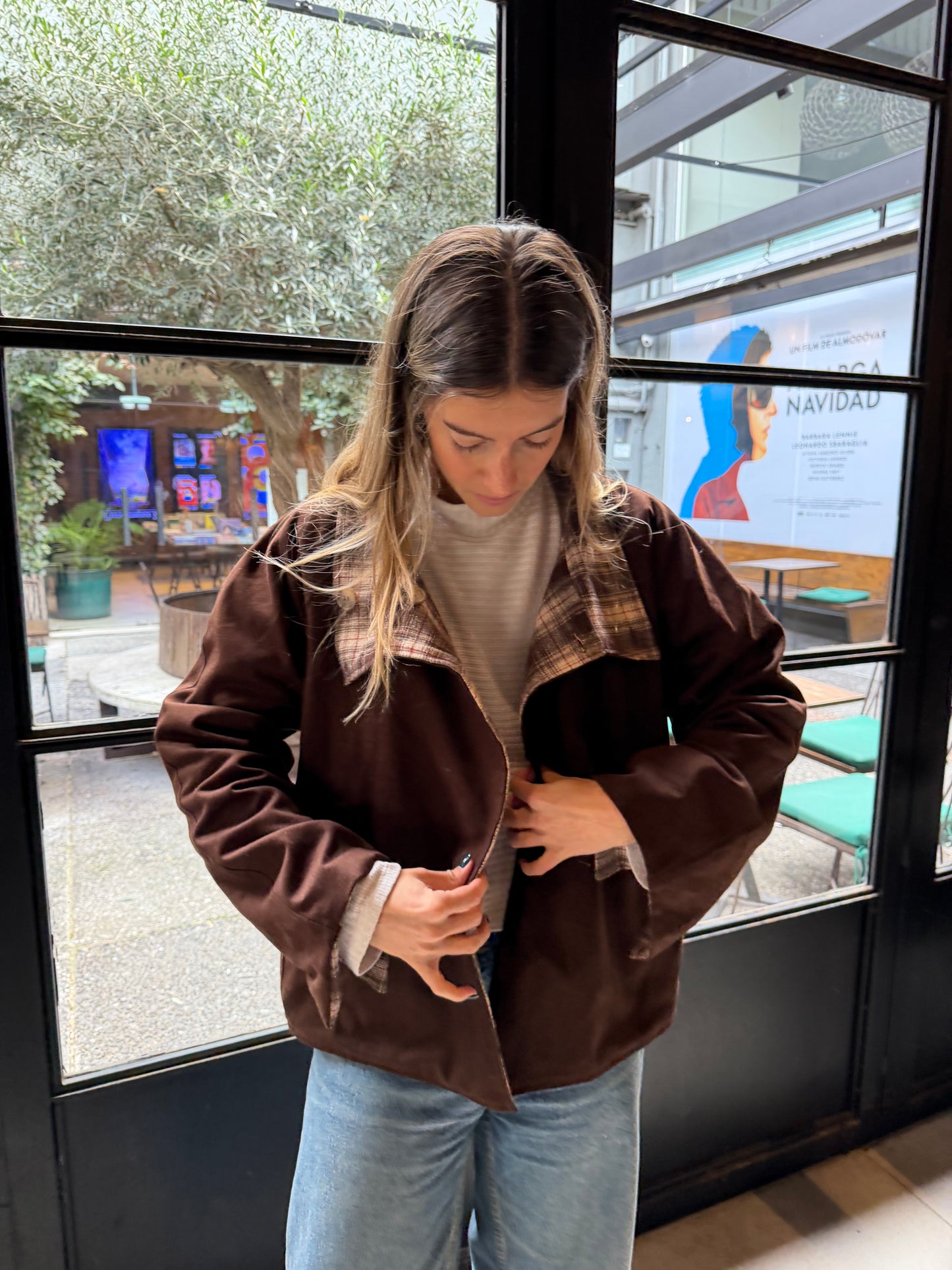 Campera Escocés Marrón