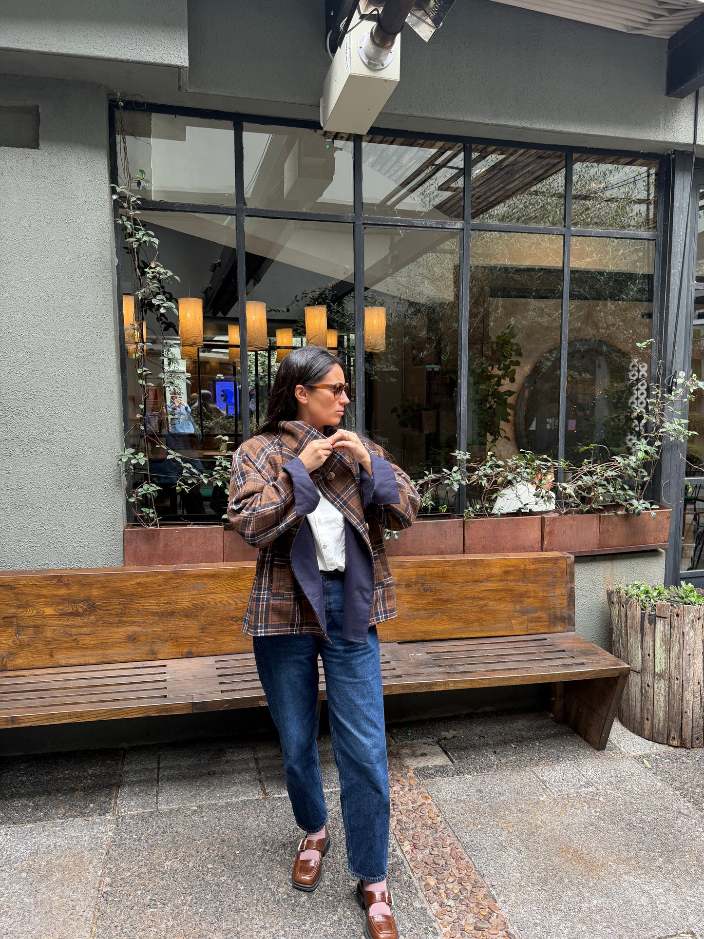 Campera Escocés Azul
