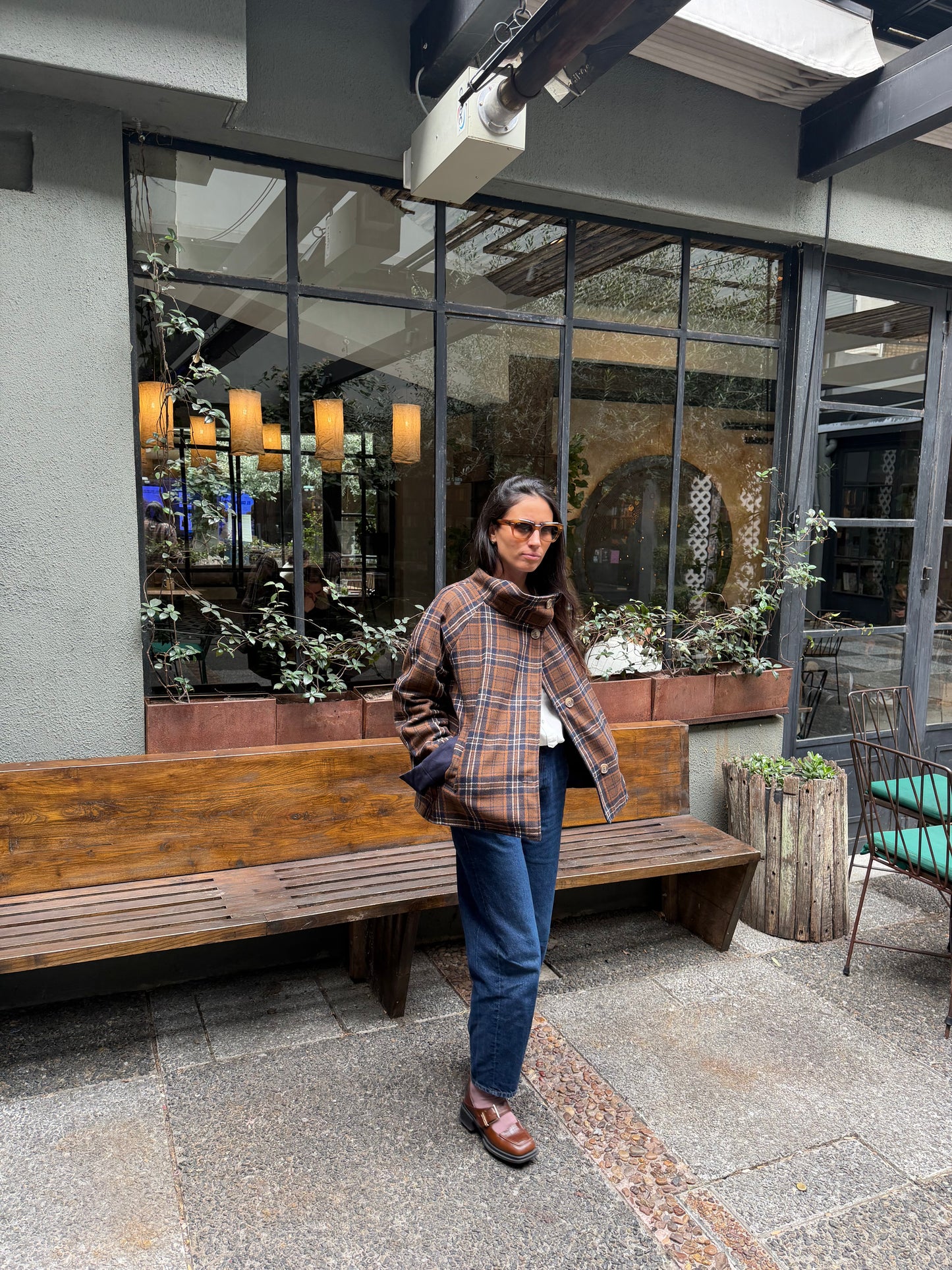 Campera Escocés Azul