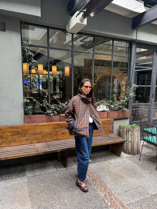 Campera Escocés Azul