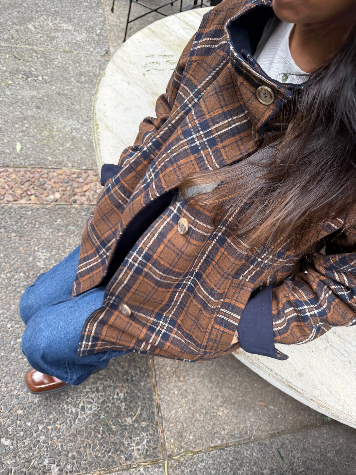 Campera Escocés Azul