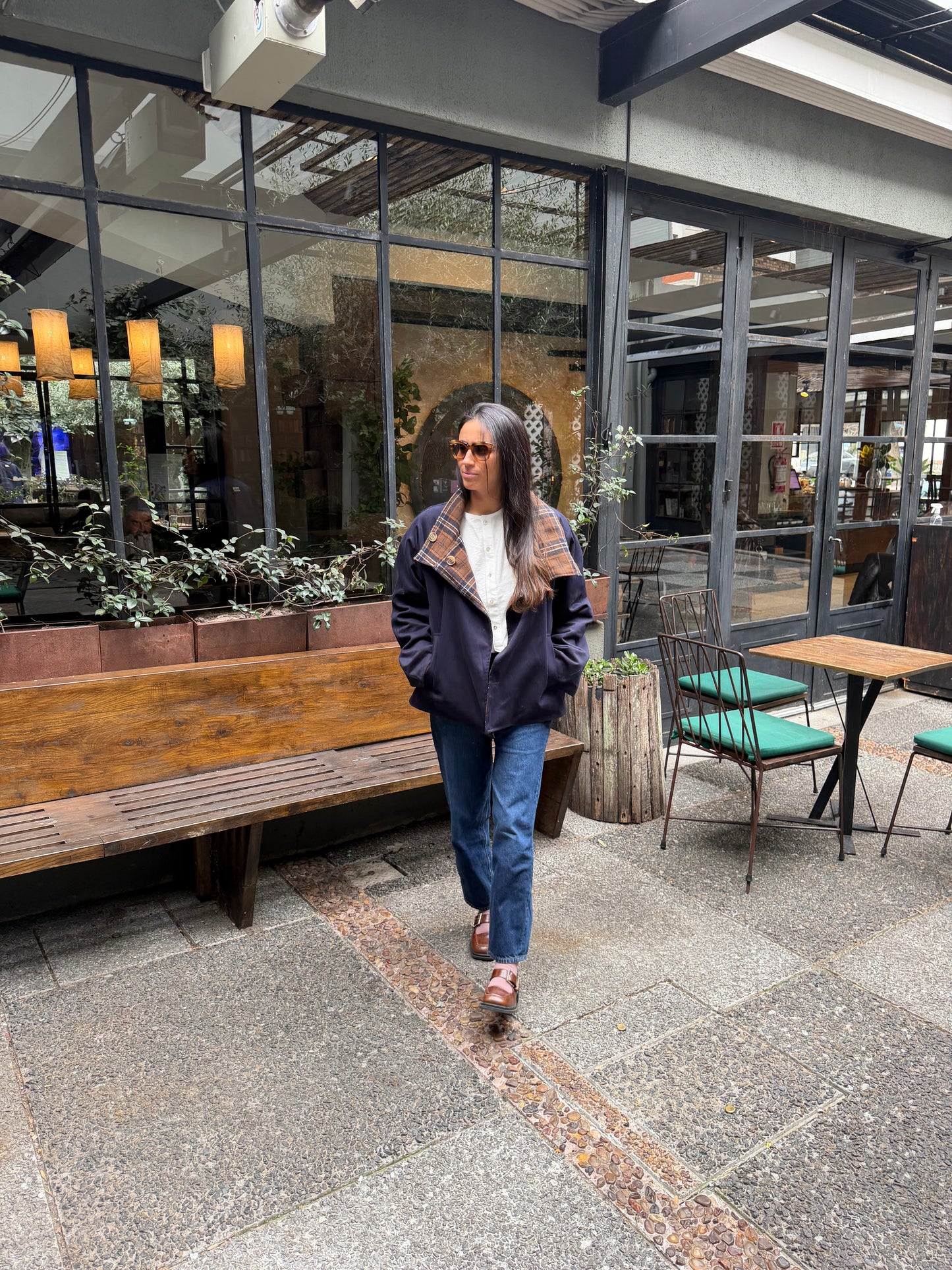 Campera Escocés Azul