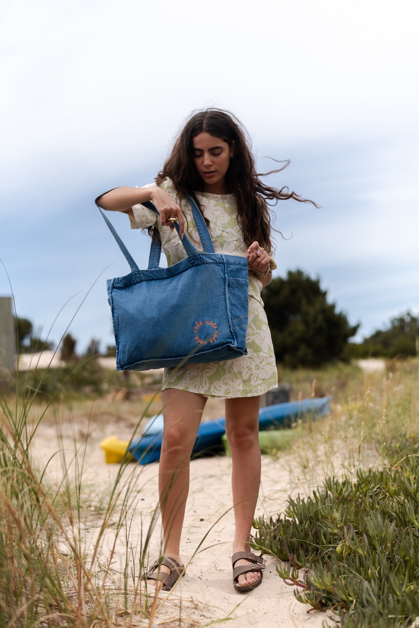 Bolso Denim Claro
