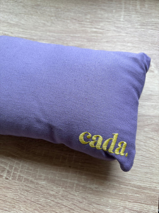 Almohada Lila con Amarillo OPORTUNIDADES
