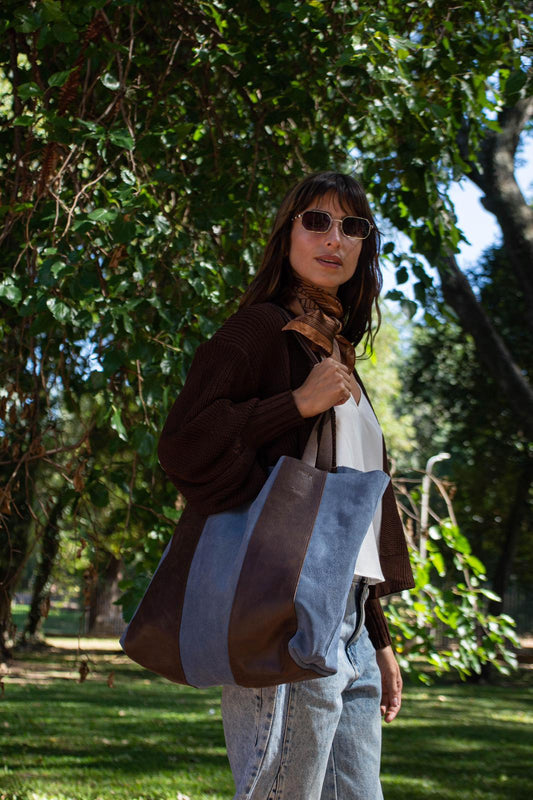 Bolso Dúo Celeste