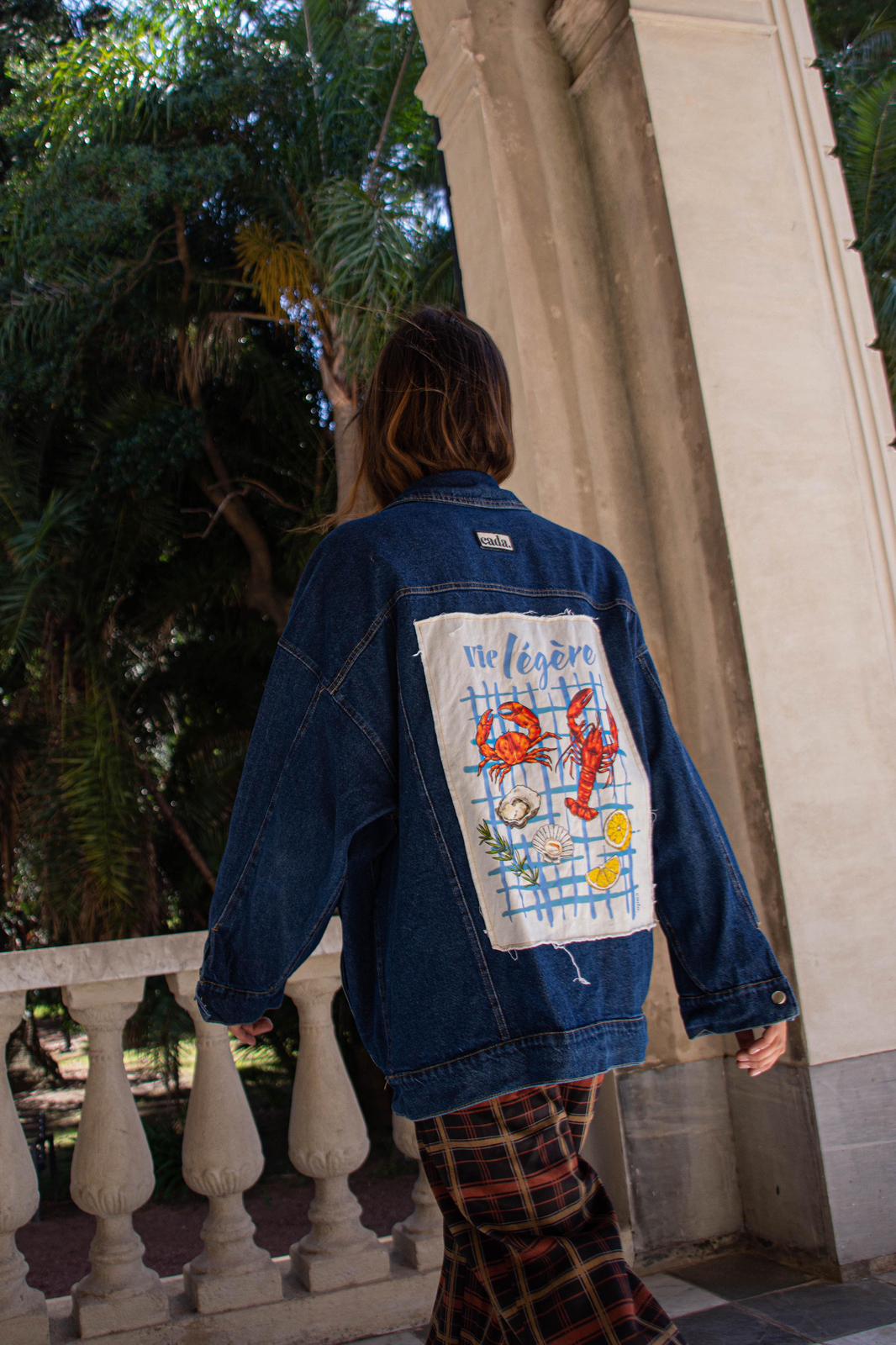 Campera Jean Estampada