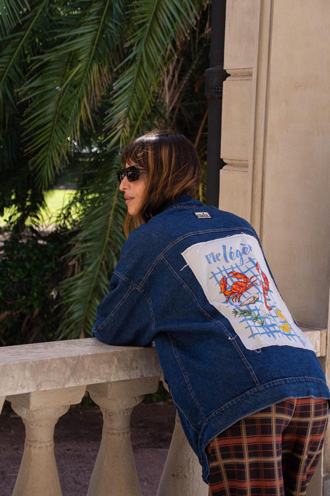 Campera Jean Estampada