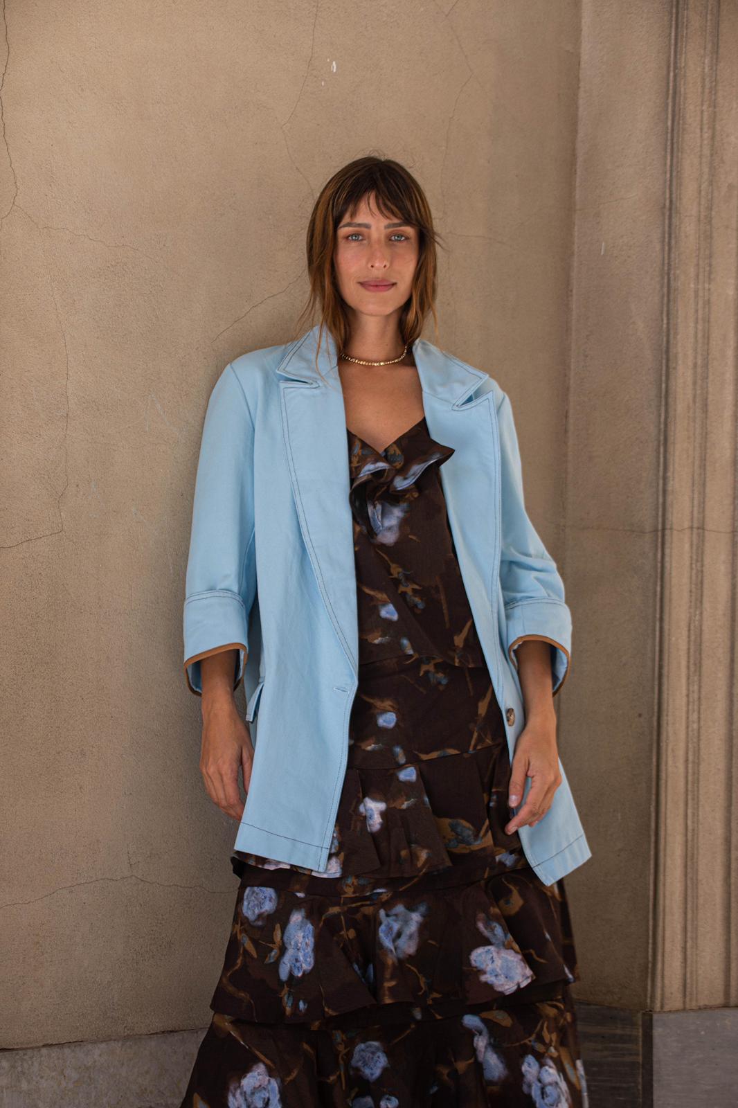 Blazer Celeste