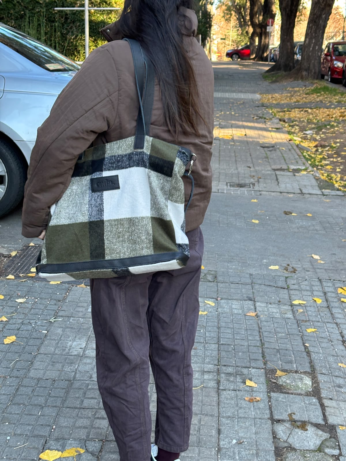 Bolso Cuero VERDE